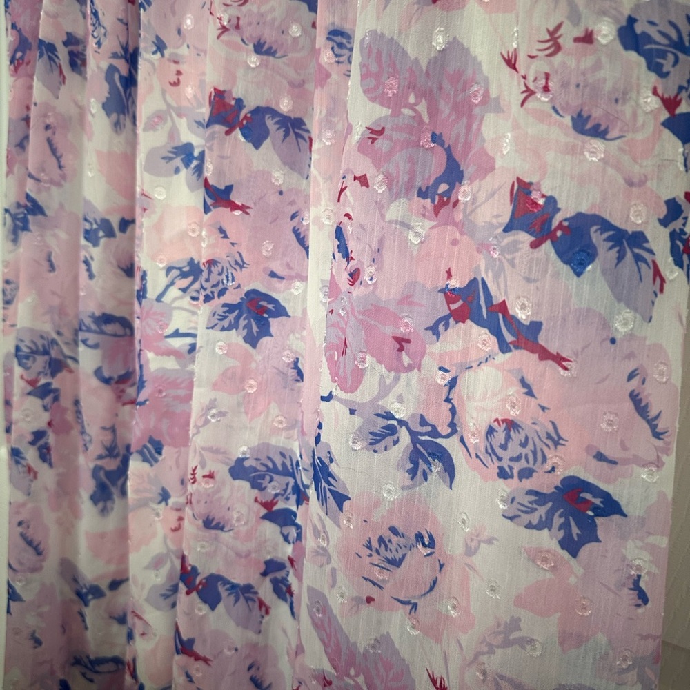 Total Darling Pink Multi Floral Print Notched Bustier Maxi Dress - Picture 6 of 9